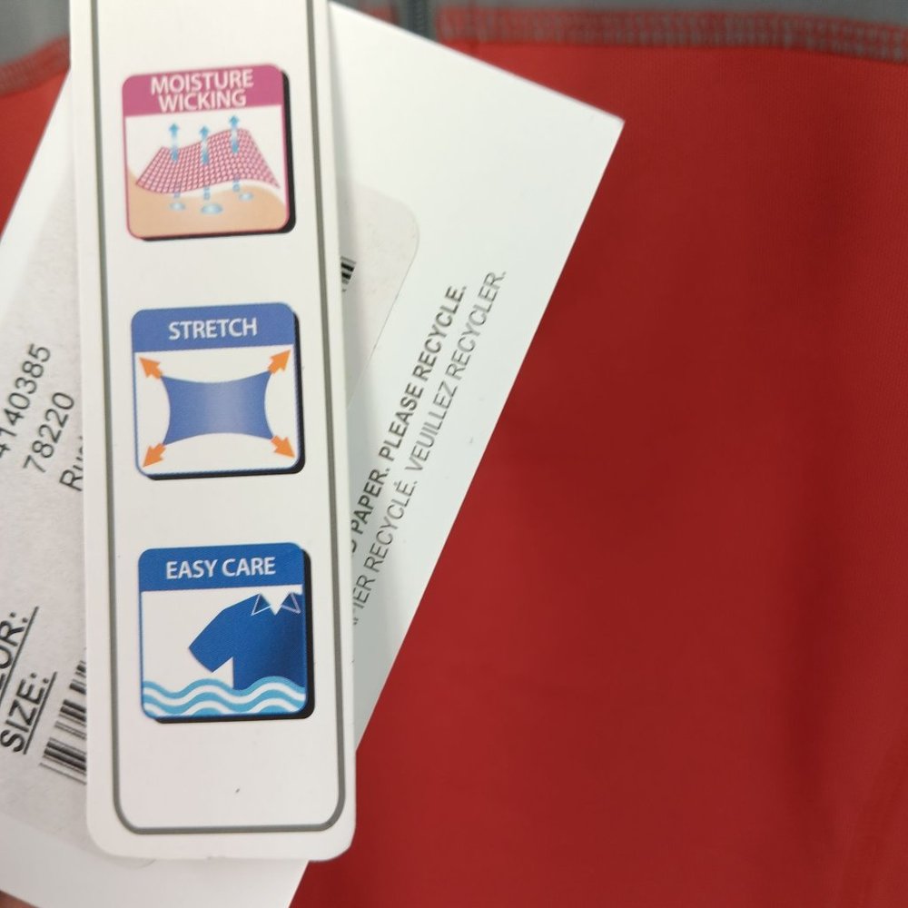 NORTH END LADIES BRICK/GRAY XXL SLEEVE SHIRT - Picture 6 of 16